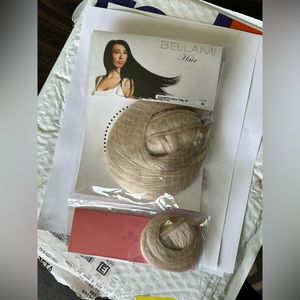 new sealed bellami clip in hair extensions platinum color 80 120g 18in piccolina